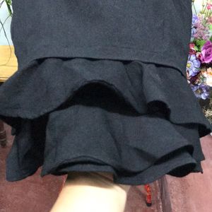 Cute Korean Black Dress