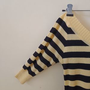 Yellow Striped Top