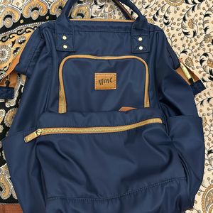 MINE Navy Blue Backpack