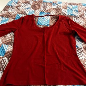 Rust Colored Fashion Top