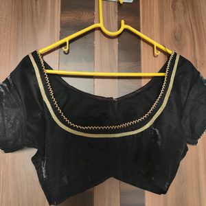 Black Plain Blouse(Women's)