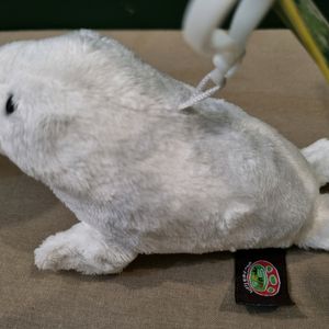 White Fur Seal Plush Toy