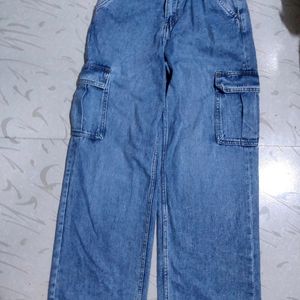 baggy cargo denim authentic (h a m)