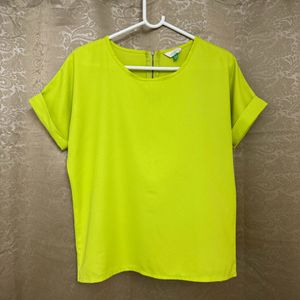 Neon Green Yellow Top