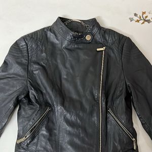 Black Leather Jacket - Like New