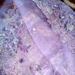 ✨BRAND NEW ORGANZA SAREE✨