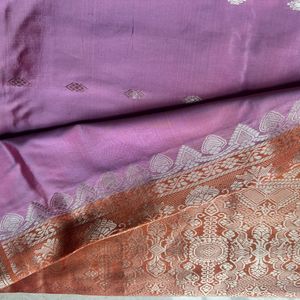 Purple Double Shade Saree