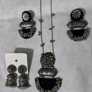 Handmade Oxidised Jewellery Set