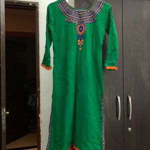 Bottle Green Kurta