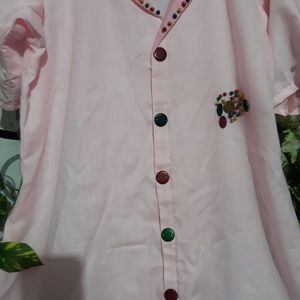 New Handmade Shirt Style Kurti