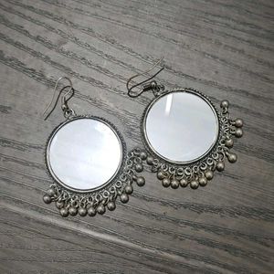 Mirror Silver Earrings