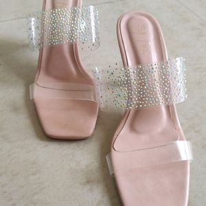 Stilletos With Transparent Strap