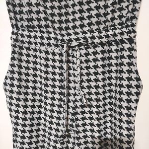 Houndstooth Tube Jumpsuit