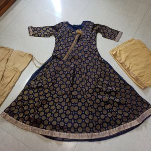 Avaasa 3pc Kurta Set Full Chanderi Work