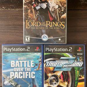 3 Game Titles (2xPS2 1xPC) **MISSING DISC**