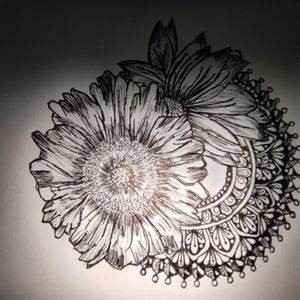 Mandala Flower Art