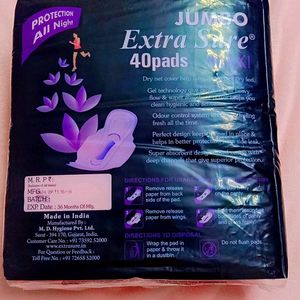 Jumbo Extra Sure 40 Pads For Women