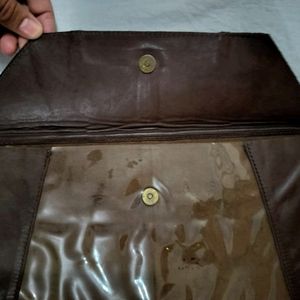 Genuine Leather Cover For Documents