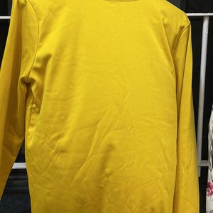 COCO fashion Yellow Tee Sweatshirt