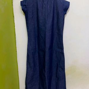 Blue Shrug Kurti