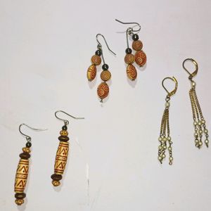 3 set of earrings combo