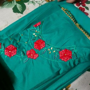 Beautiful Embroidery Work Dress Material