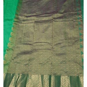 Kancheewaram Green Pure Silk Saree