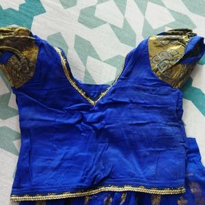 Kanchi Pattu Pavada With Blouse