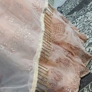 Peach Colour Lehnga