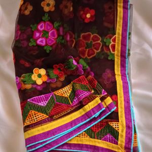 Phulkari Dupatta (Multicolor)