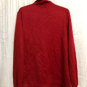 Adidas Red Long Sleeve T Shirt