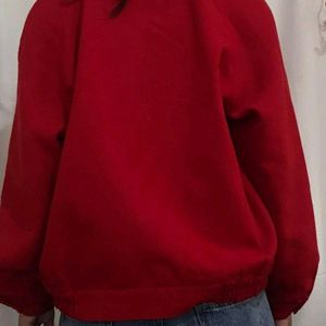 RED OVERSIZED JACKET. SIZE S/M