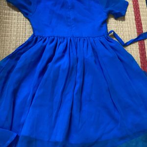 Blue Kids Frock For Grabs