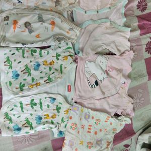 Baby Girls Used Tshirts 3-6 Months