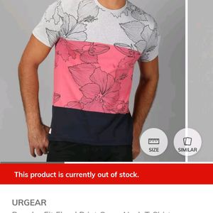 UrGear Multicolor Floral Print T-Shirt