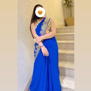 Blue Elegant Saree