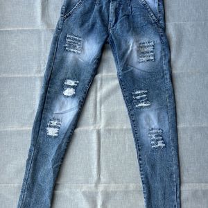 UNISEX HIGH WAISTED JEAN