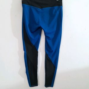 Black&Blue Elastic Waist Active Wear Pant (Women)