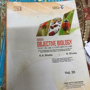 Objective Of Biology By Dinesh For Neet