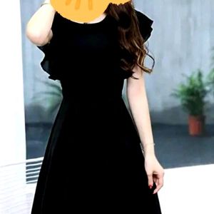 Black Georgette Dress