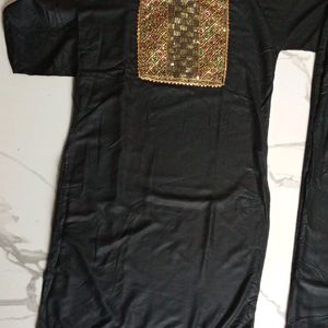 Black Kurta Traoger