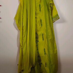 Mehandi Green Salwar Kameez