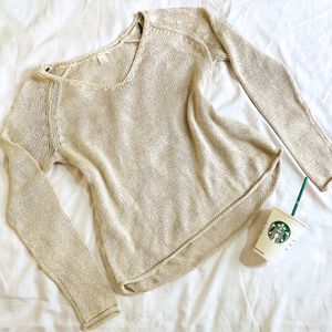 H&M Crochet Knit Pullover Top