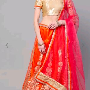 Designer Occasional Embroidery Work Lehnga Choli🧡