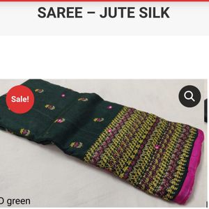 Jute Silk Saree