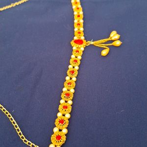 Red and Golden Kamarbandh/Belt