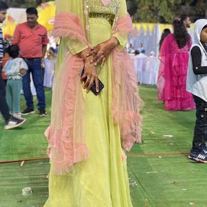 Indo Western Lengha Choli With Dupatta