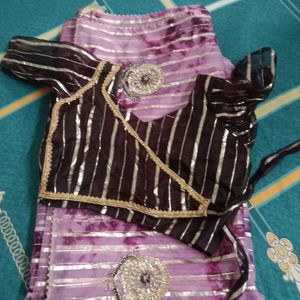 Organza  Saree