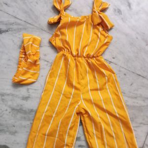 Jumpsuit With Hair Band