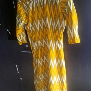 Yellow Amazing Kurthi